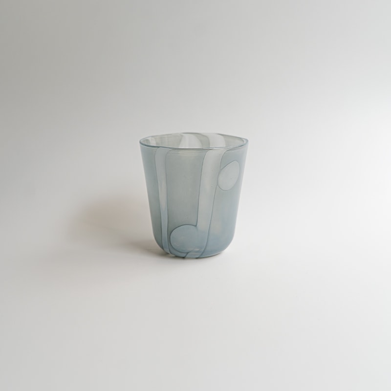 【ガラス展】spora glass blue　fresco