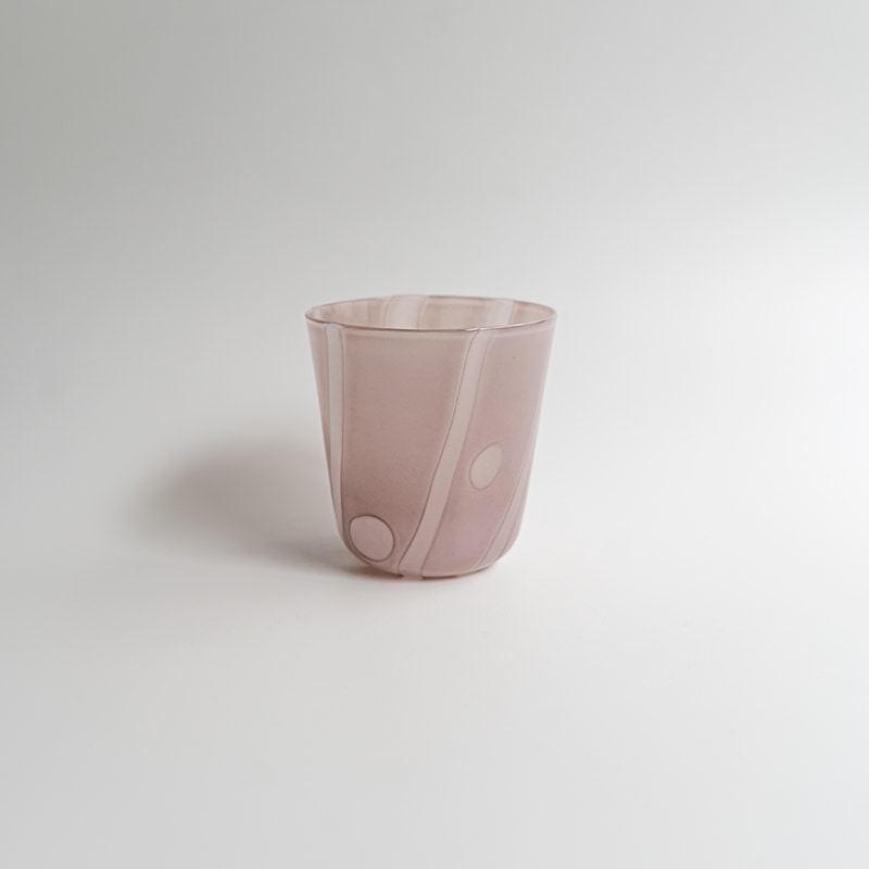 【ガラス展】spora glass purple　fresco