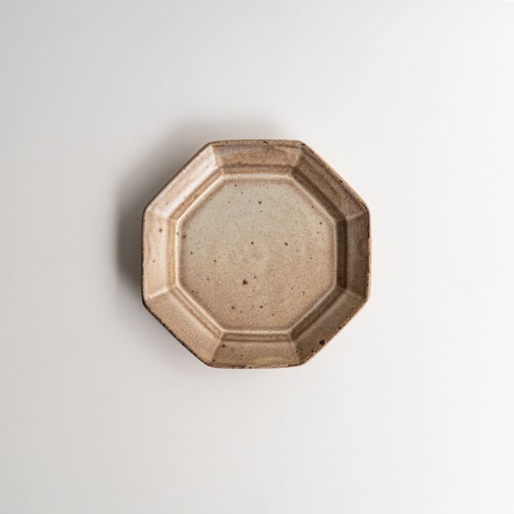 【個展】ピンク八角小皿　関口憲孝