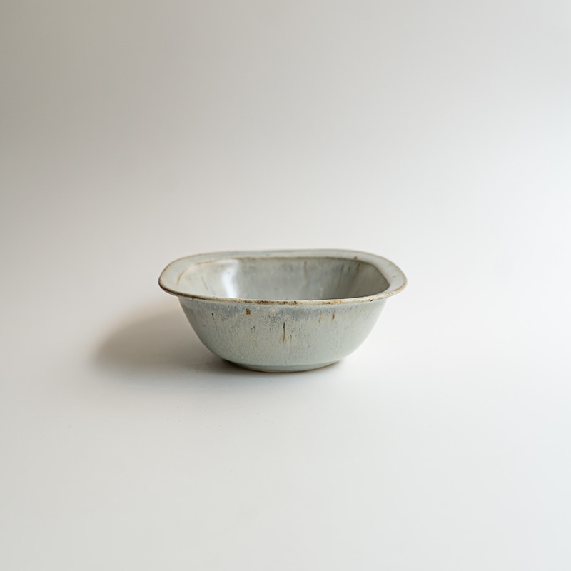 【個展】ブルー角鉢　関口憲孝
