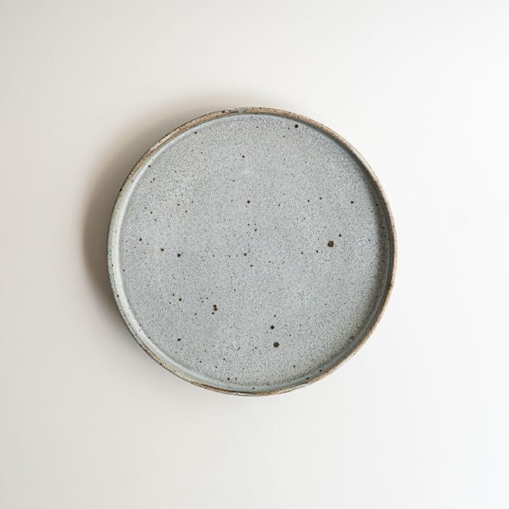 【個展】淡青6寸皿　関口憲孝