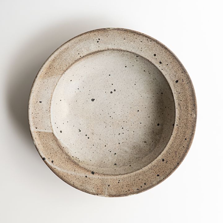 【個展】グレーリム鉢　関口憲孝