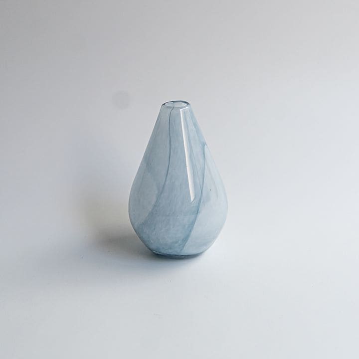 【ガラス展】慈雨一輪挿し 雫型　逢見美帆