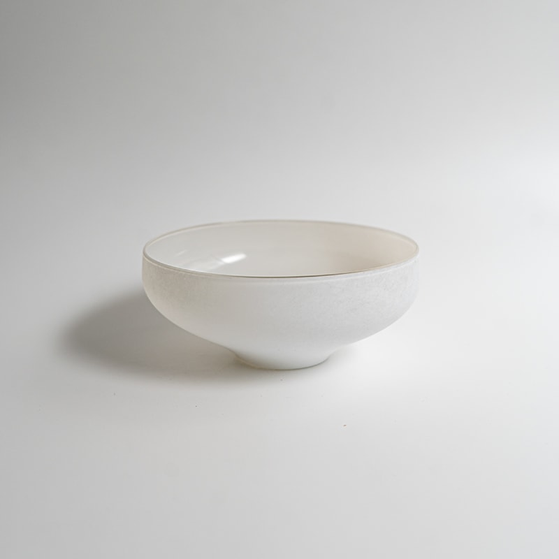 【限定予約商品】白のうつわ 平鉢15㎝ G　小宮崇