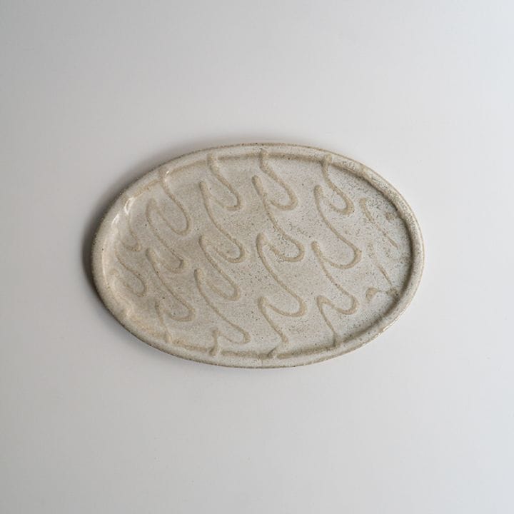 【藤原展】イッチンリムオーバル 白(B)　藤原純