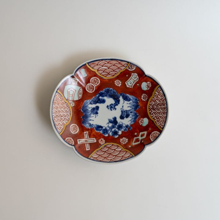 木瓜四寸皿赤絵松竹梅 萠窯 | 全ての商品 | 【公式通販】器のある暮らし