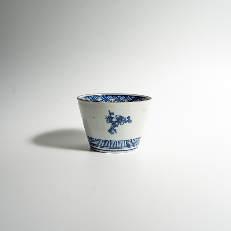 【個展】蕎麦猪口染付松と梅　萠窯