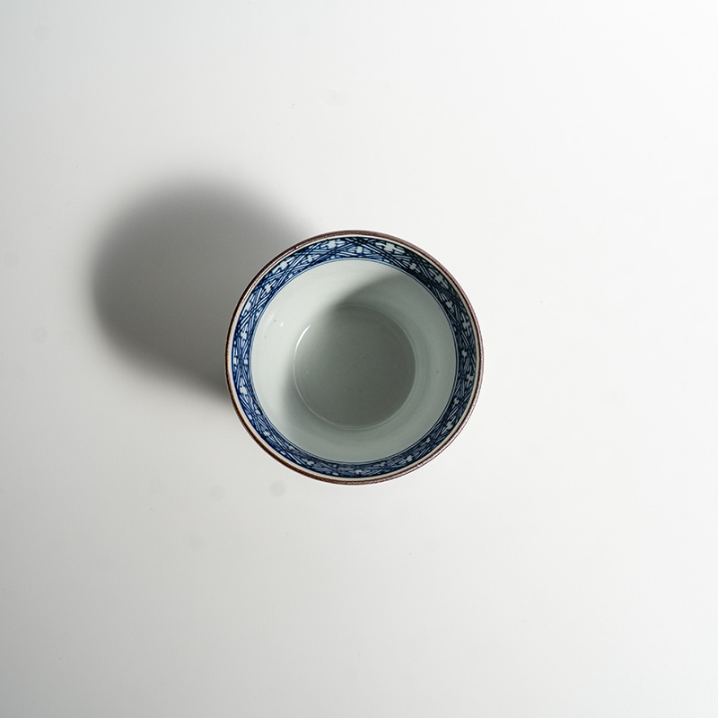 【個展】蕎麦猪口染付松と梅　萠窯