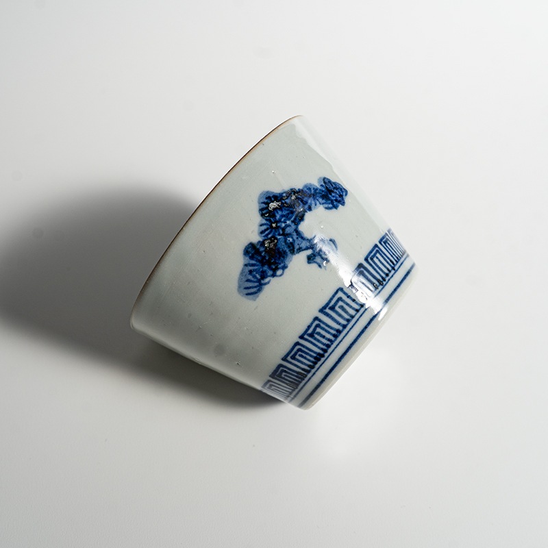 【個展】蕎麦猪口染付松と梅　萠窯