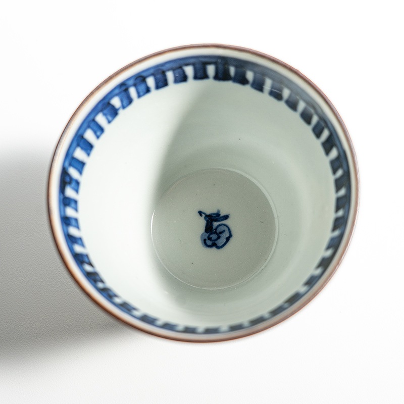 【個展】蕎麦猪口染付鹿 萠窯