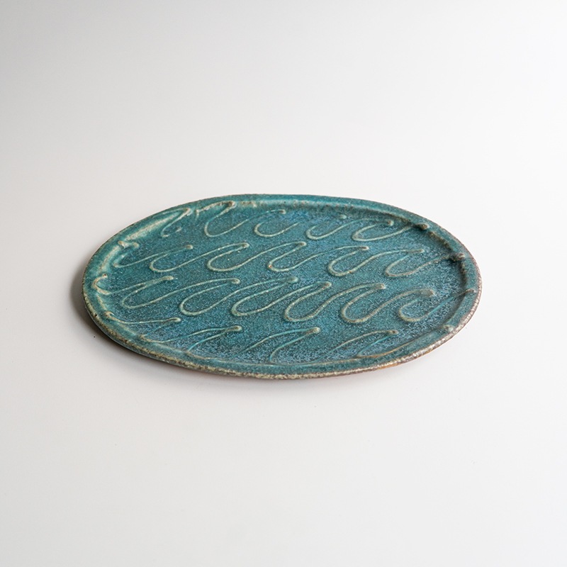 【藤原展】イッチンリムオーバル 青(B)　藤原純
