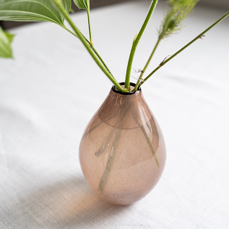 【ガラス展】kasumi mini vase purple fresco