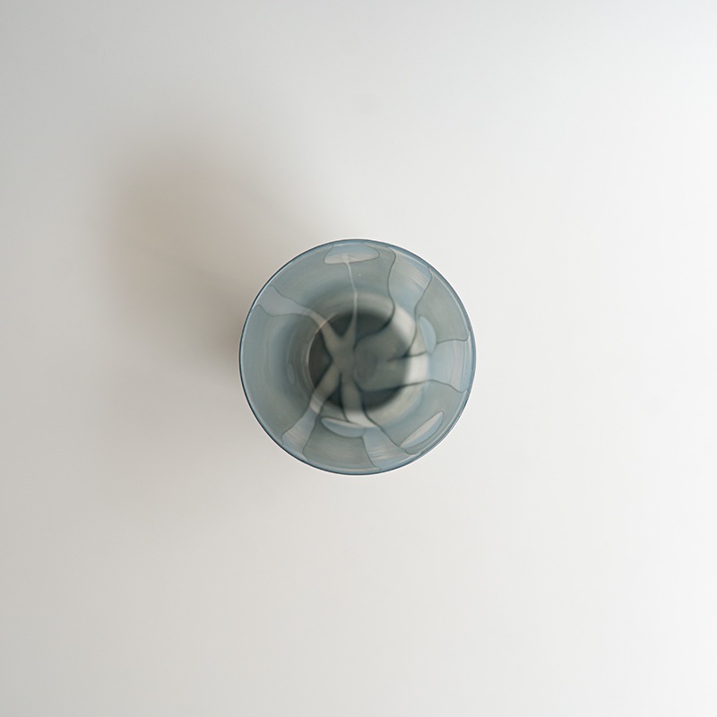 【ガラス展】spora glass blue　fresco