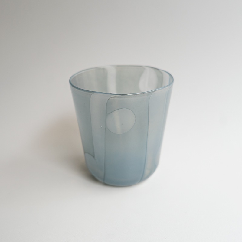 【ガラス展】spora glass blue　fresco