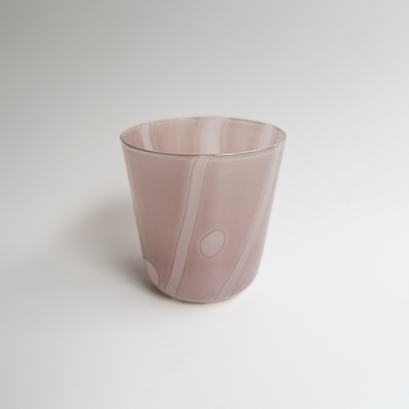 【ガラス展】spora glass purple　fresco