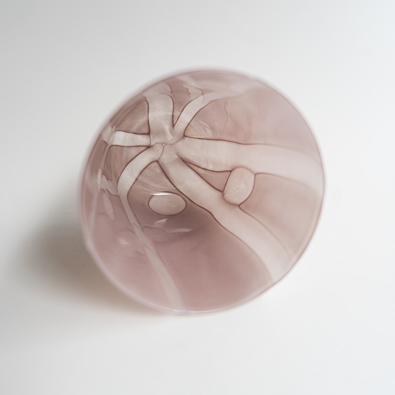 【ガラス展】spora glass purple　fresco