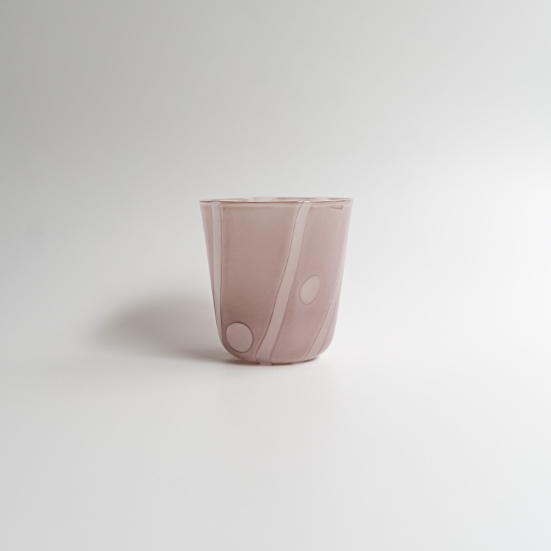 【ガラス展】spora glass purple　fresco