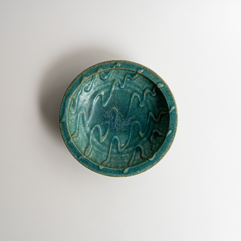 藤原展】イッチンリム鉢M 青(B) 藤原純 | 全ての商品 | 【公式通販】器