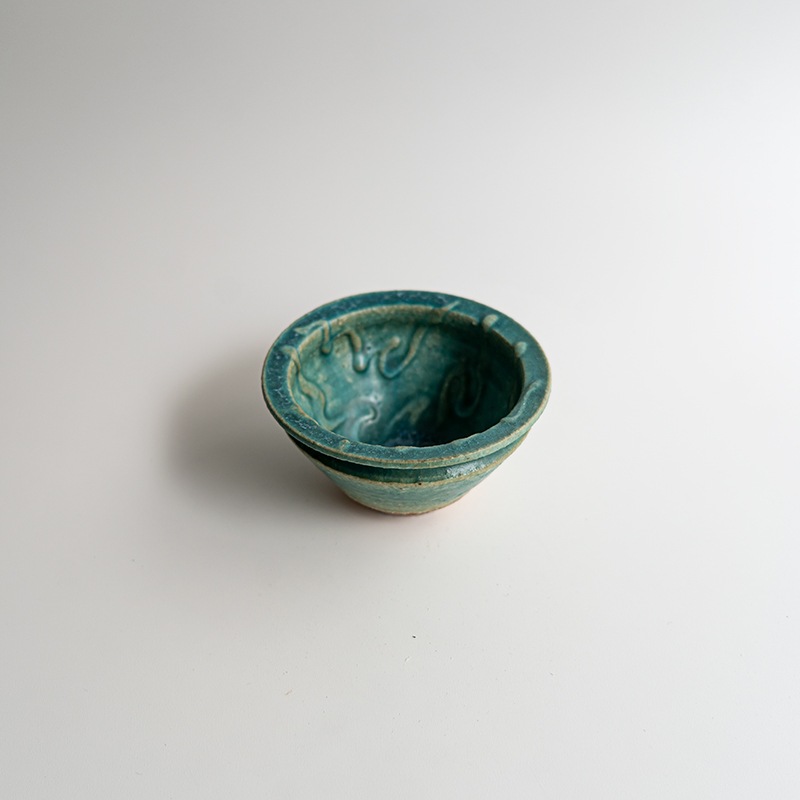 藤原展】イッチンリム鉢S 青(B) 藤原純 | 全ての商品 | 【公式通販】器