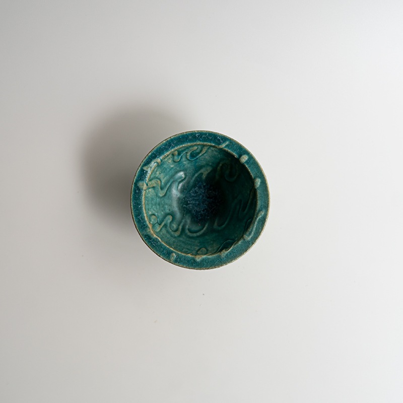 藤原展】イッチンリム鉢S 青(B) 藤原純 | 全ての商品 | 【公式通販】器