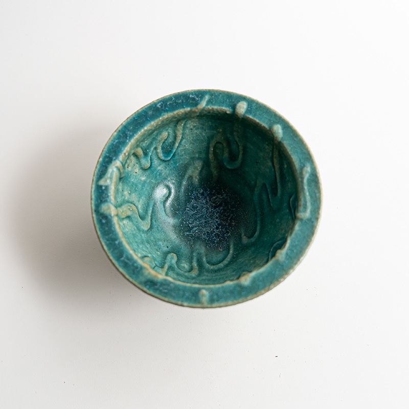藤原展】イッチンリム鉢S 青(B) 藤原純 | 全ての商品 | 【公式通販】器