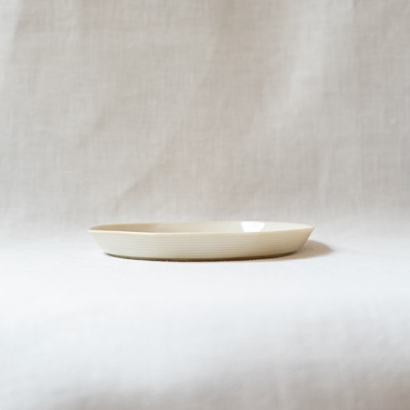 <器select>八角皿 ヌカ白