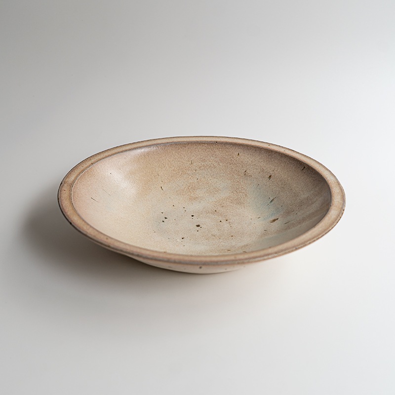 個展予約商品】ピンクリム楕円鉢 関口憲孝 | 作家から選ぶ,関口憲孝