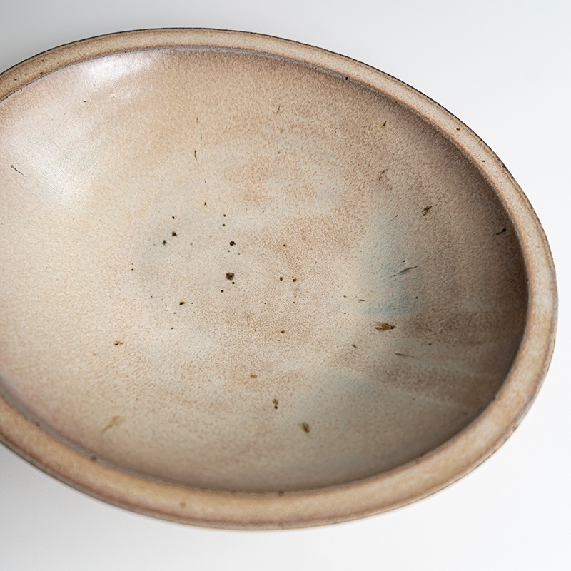 個展予約商品】ピンクリム楕円鉢 関口憲孝 | 作家から選ぶ,関口憲孝