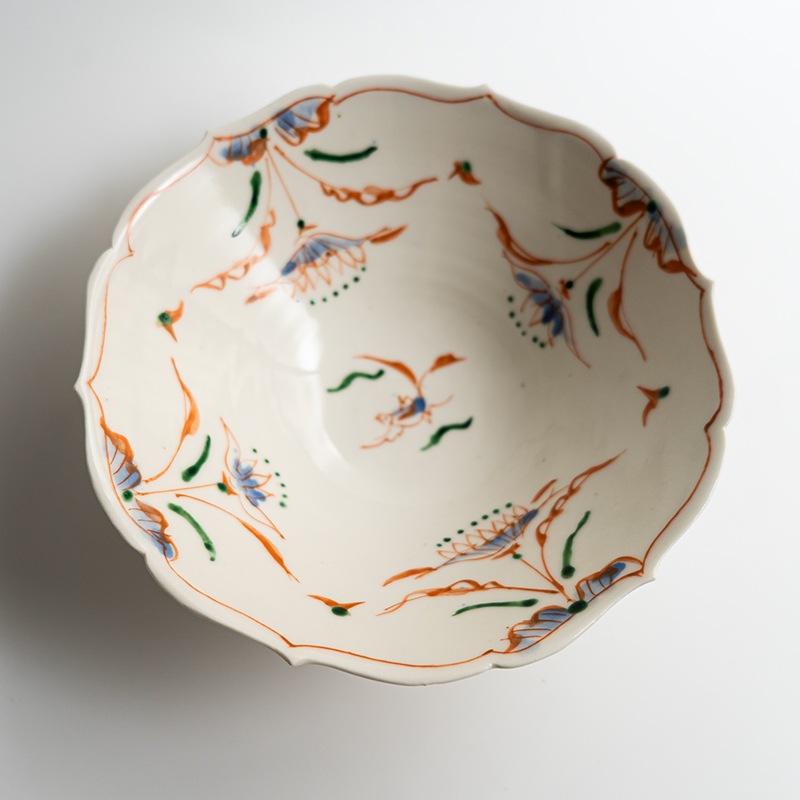 個展】呉須赤絵稜花鉢6寸 宮田竜司 | 全ての商品 | 【公式通販】器の