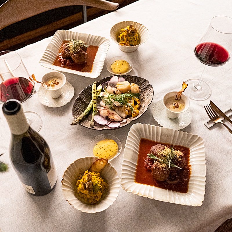 美しい文様で彩るコーディネート