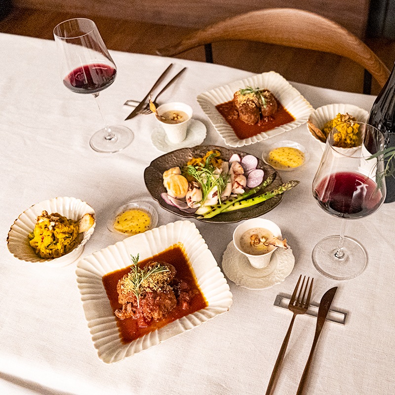 美しい文様で彩るコーディネート