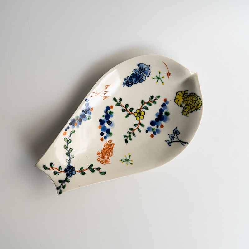 個展】呉須赤絵蓮華皿金魚 宮田竜司 | 作家から選ぶ,宮田竜司 | 【公式