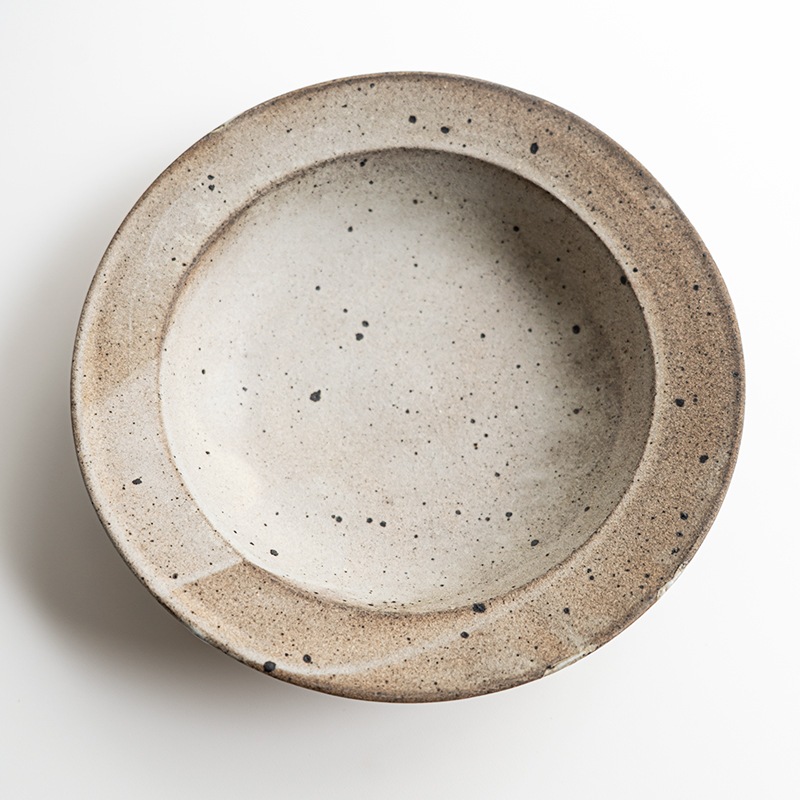 【個展】グレーリム鉢　関口憲孝