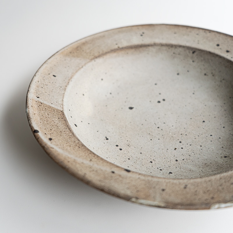 【個展】グレーリム鉢　関口憲孝