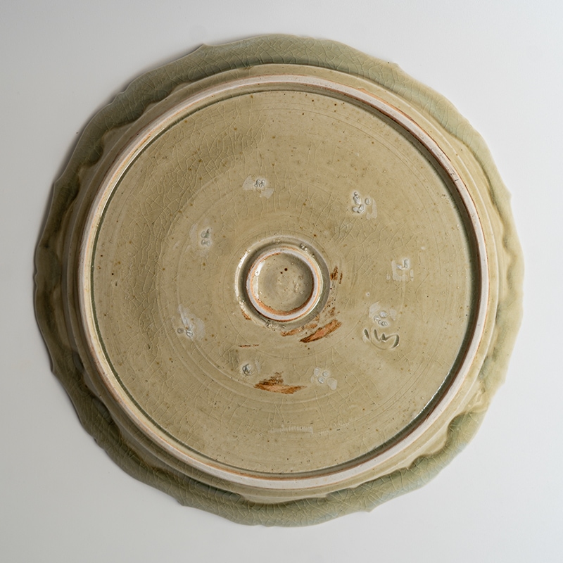 個展】灰釉稜花リム皿 大 宮田竜司 | 作家から選ぶ,宮田竜司 | 【公式