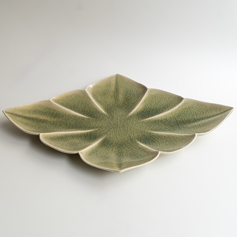 個展1点もの】灰釉菱形皿 大 宮田竜司 | 作家から選ぶ,宮田竜司