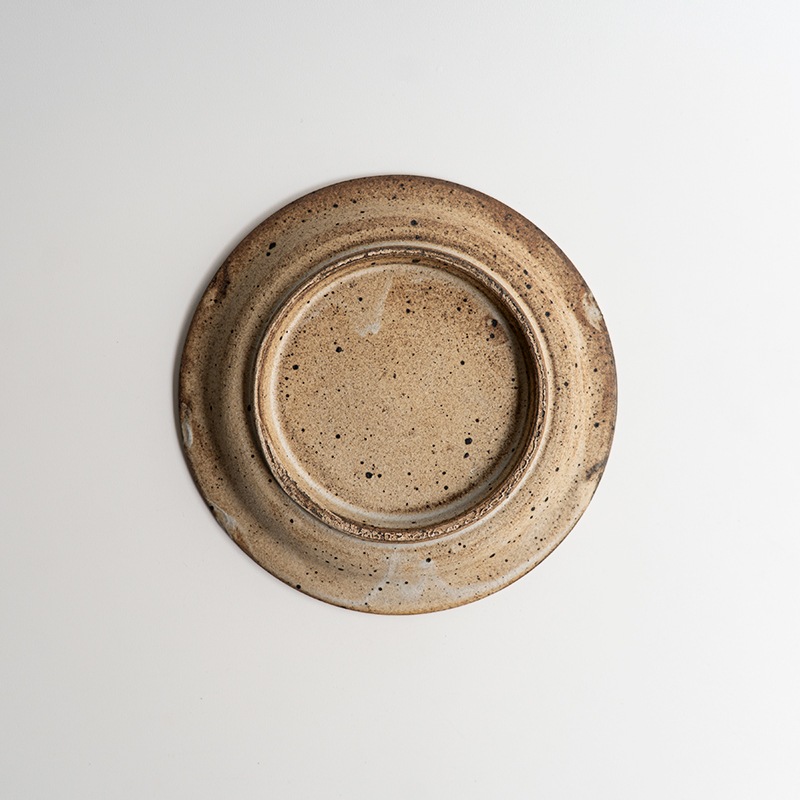 【個展】グレー5寸皿　関口憲孝
