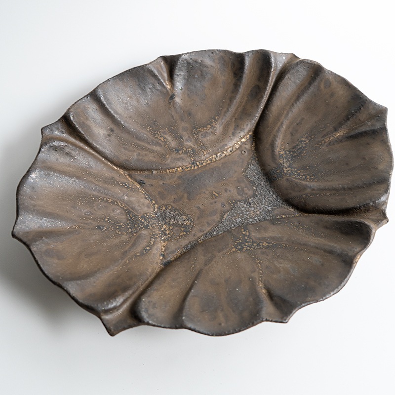 藤原展：予約商品】シェルオーバルL 黒 藤原純 | すべての商品