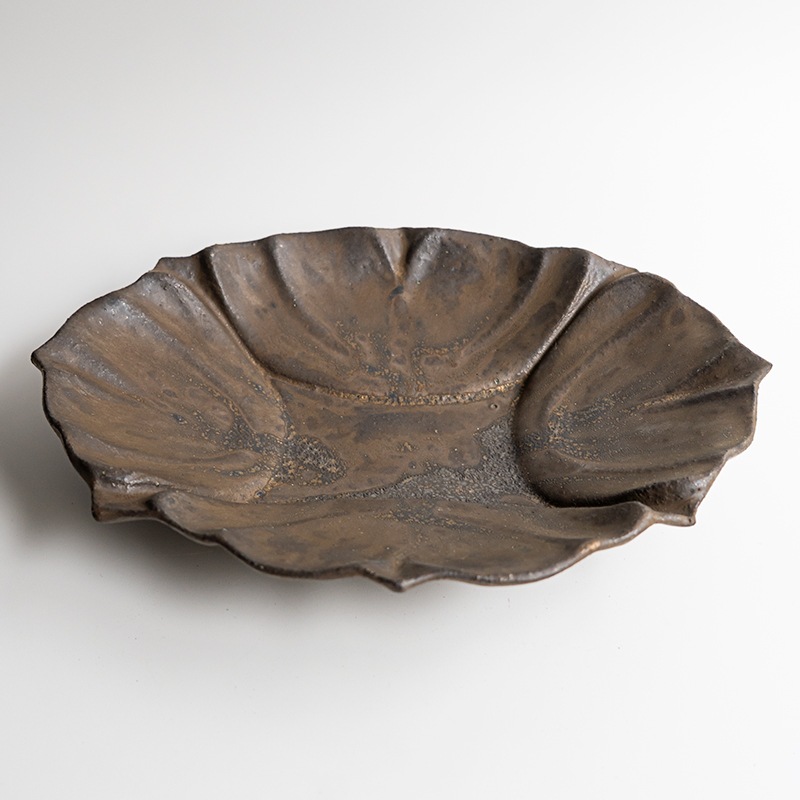 藤原展：予約商品】シェルオーバルL 黒 藤原純 | すべての商品