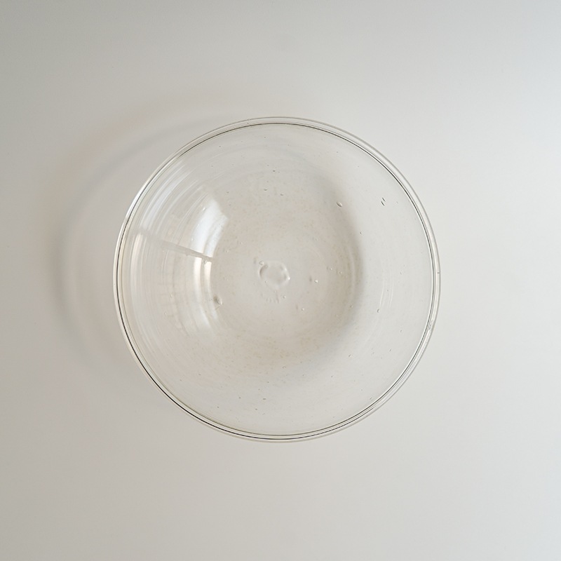 【ガラス展】olive stained bowl M fresco