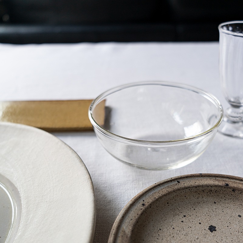 【ガラス展】olive stained bowl S　fresco