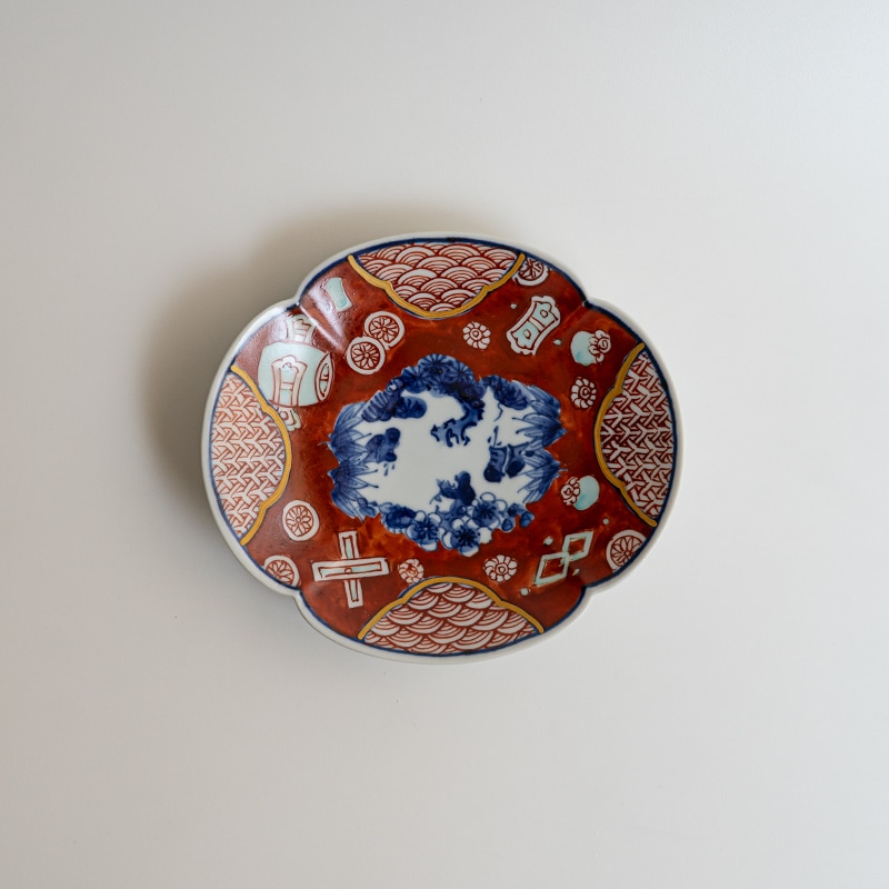 木瓜四寸皿赤絵松竹梅 萠窯 | 全ての商品 | 【公式通販】器のある暮らし