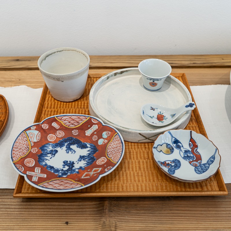 木瓜四寸皿赤絵松竹梅 萠窯 | 全ての商品 | 【公式通販】器のある暮らし