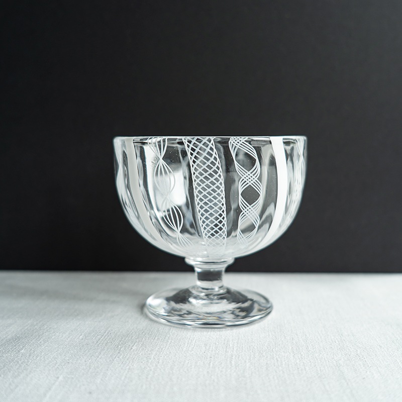 レースデザートグラス　アキノヨーコ