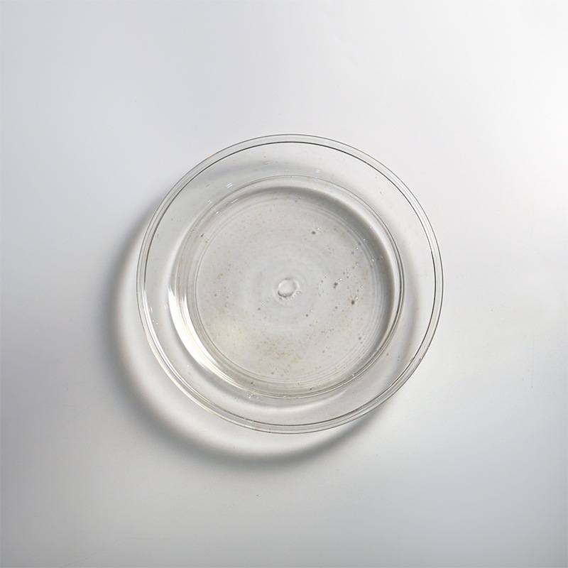 【ガラス展】olive stained plate S　fresco