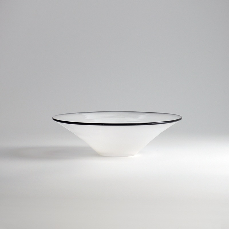 【ガラス展】kasumi bowl S ivory　fresco