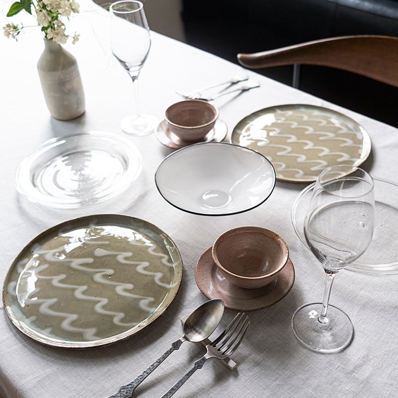 【ガラス展】kasumi bowl S ivory　fresco