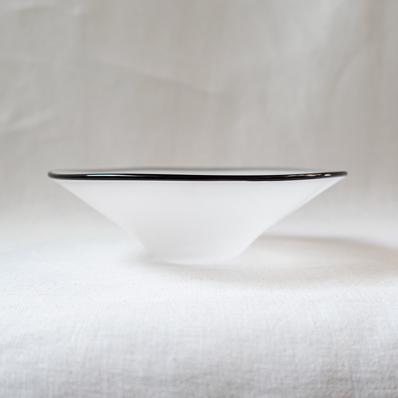 【ガラス展】kasumi bowl S ivory　fresco