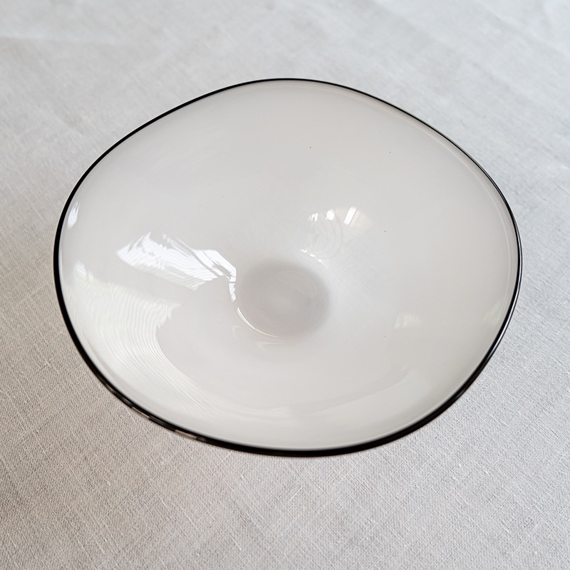 【ガラス展】kasumi bowl S ivory　fresco