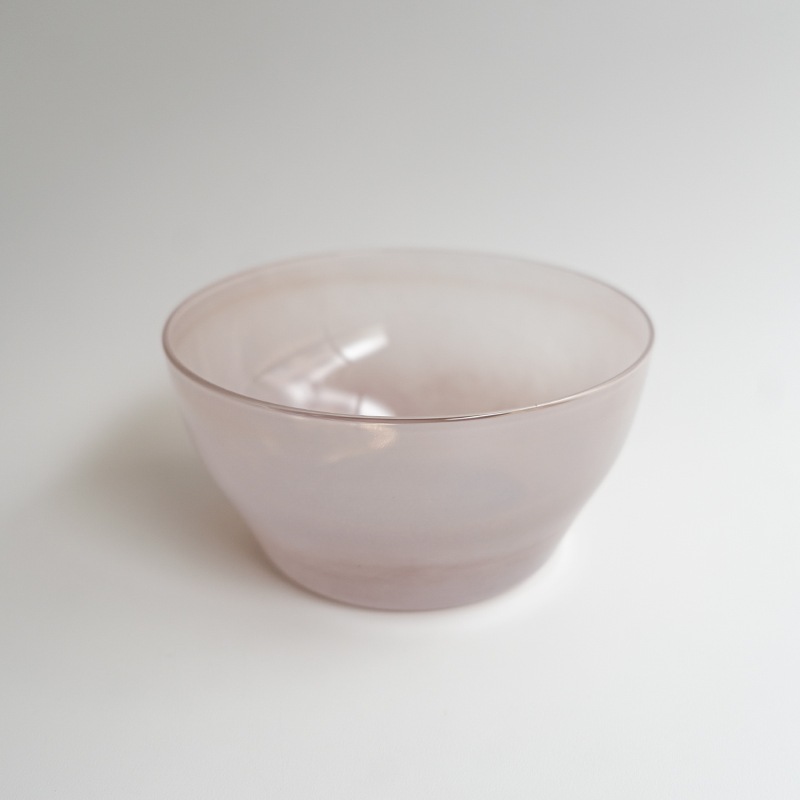 【ガラス展】solito bowl　no.24 opal lilac　fresco